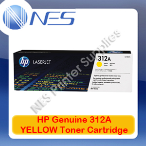 HP Genuine #312A YELLOW Toner Cartridge for Color LaserJet Pro MFP M476dn/M476dw/M476nw [CF382A] 2.7K